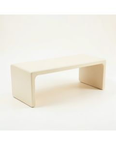 Aspen Crossing Indoor Bench - Cream (synthetic illustration; no displayed measurements)
