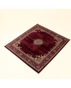 Korn Power Loom Burgundy Rug (synthetic illustration; no displayed measurements)