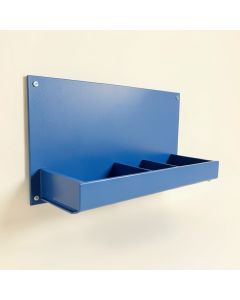Sage Brook Empty Wall-Mounted Tool Organizer Panel - Blue (synthetic illustration; no displayed measurements)