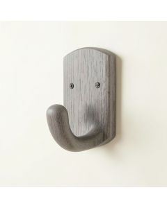 Flint Branch Wall-Mounted Robe Hook - Gray (synthetic illustration; no displayed measurements)