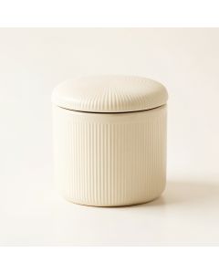 Field Canyon Storage Canister With Lid - Cream (synthetic illustration; no displayed measurements)