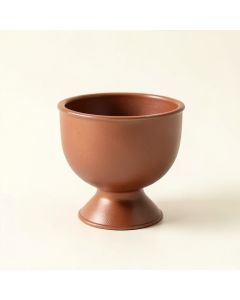 Vale Bend Empty Candle Holder - Terracotta (synthetic illustration; no displayed measurements)