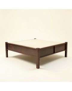 Industrial Bed Frame (synthetic illustration; no displayed measurements)