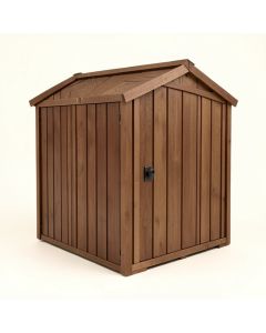 8 Ft. W X 4 Ft. D Solid Wood Lean-To Storage Shed (synthetic illustration; no displayed measurements)