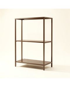 Basford 85.5 '' H X 72 '' W Metal Etagere Bookcase (synthetic illustration; no displayed measurements)