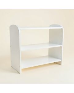 Cedar Bridge Desktop Shelving Unit - White (synthetic illustration; no displayed measurements)