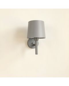 Shore Bridge Wall Sconce Mounted On A Plain Wall - Gray (synthetic illustration; no displayed measurements)