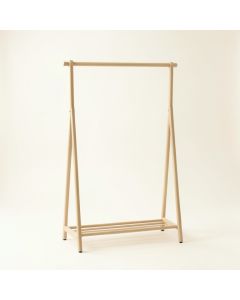 Summit Arc Empty Garment Rack - Beige (synthetic illustration; no displayed measurements)
