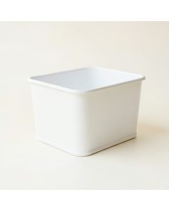 Clay Brook Empty Raised Planter - White (synthetic illustration; no displayed measurements)
