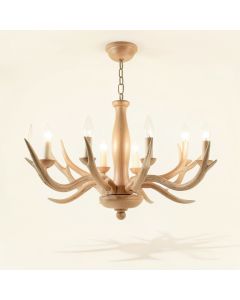 Sybil Unique Statement Classic Traditional Chandelier With Antler Accents (synthetic illustration; no displayed measurements)