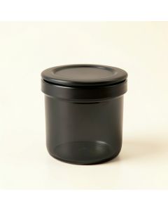Elm Dale Storage Canister With Lid - Black (synthetic illustration; no displayed measurements)