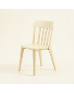Ash Bridge Small Chair - Cream (synthetic illustration; no displayed measurements)