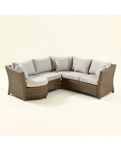 Purington Circular Patio Sectional With Cushions (synthetic illustration; no displayed measurements)