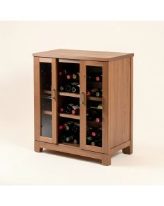 Silvia Bar Cabinet With 15 Bottle Wine Bar (synthetic illustration; no displayed measurements)