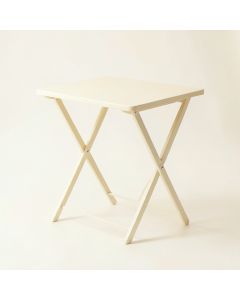 Sage Bluff Compact Balcony Table - Ivory (synthetic illustration; no displayed measurements)