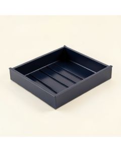Harbor Branch Empty Under-Desk Cable Tray - Navy (synthetic illustration; no displayed measurements)