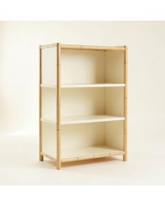 River Branch Freestanding Bookcase - Cream (synthetic illustration; no displayed measurements)