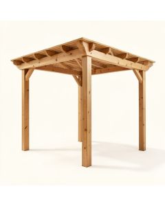 10Ft . X 10Ft . Cedar Pergola (synthetic illustration; no displayed measurements)