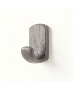 Spruce Branch Wall-Mounted Robe Hook - Gray (synthetic illustration; no displayed measurements)