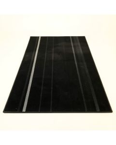 Pine Canyon Rectangular Area Rug - Black (synthetic illustration; no displayed measurements)