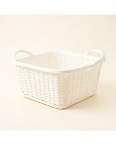 Ash Bridge Empty Storage Basket - White (synthetic illustration; no displayed measurements)