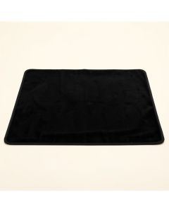 Brook Crest Bath Mat - Black (synthetic illustration; no displayed measurements)