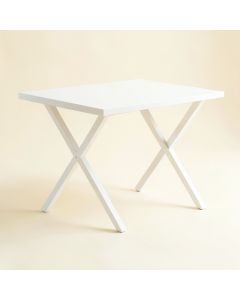 Clay Crest Patio Table - White (synthetic illustration; no displayed measurements)