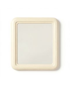 Harbor Branch Framed Wall Mirror - Cream (synthetic illustration; no displayed measurements)