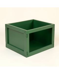 Fern Crossing Empty Furniture-Style Pet Crate - Green (synthetic illustration; no displayed measurements)