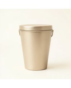 Laurel Bend Storage Canister With Lid - Beige (synthetic illustration; no displayed measurements)