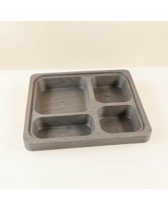 Maple Branch Empty Pantry Drawer Organizer Insert - Gray (synthetic illustration; no displayed measurements)