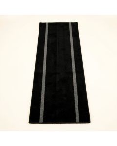 Birch Brook Narrow Runner Rug - Black (synthetic illustration; no displayed measurements)