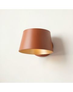 Hill Canyon Wall Sconce Mounted On A Plain Wall - Terracotta (synthetic illustration; no displayed measurements)