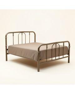 Aalliyah Metal Queen Standard Bed (synthetic illustration; no displayed measurements)
