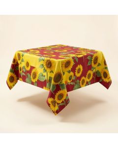 Boyuan Sunflower Garden Milliken Signature Tablecloth (synthetic illustration; no displayed measurements)