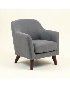 Albertas Upholstered Parsons Chair In Gray (synthetic illustration; no displayed measurements)