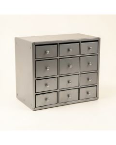 Flint Crossing Small-Parts Storage Drawer Cabinet - Gray (synthetic illustration; no displayed measurements)