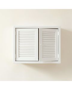 Lake Dell Wall-Mounted Entry Cabinet - White (synthetic illustration; no displayed measurements)