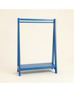 Flint Crest Empty Garment Rack - Blue (synthetic illustration; no displayed measurements)