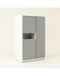 Nantwich 26 '' W X 34 '' H X 13 '' D Free-Standing Bathroom Cabinet (synthetic illustration; no displayed measurements)