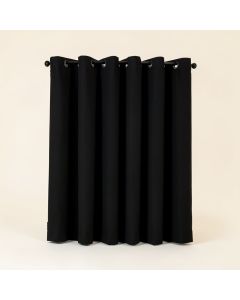 Solid Blackout Thermal Grommet Curtain Panels (synthetic illustration; no displayed measurements)