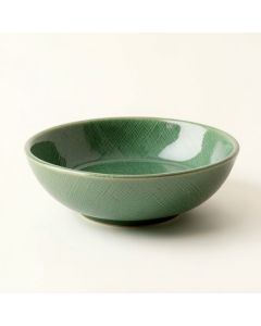 River Crossing Dining Bowl - Green (synthetic illustration; no displayed measurements)