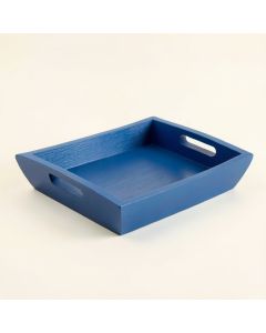 Hill Arc Serving Tray - Blue (synthetic illustration; no displayed measurements)