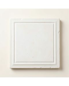 Elm Bridge Uninstalled Square Decorative Tile - White (synthetic illustration; no displayed measurements)