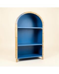 Hazel Dell Freestanding Bookcase - Blue (synthetic illustration; no displayed measurements)