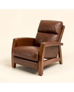 Hebron 29 '' Wide Vegan Leathe Manual Club Recliner (synthetic illustration; no displayed measurements)
