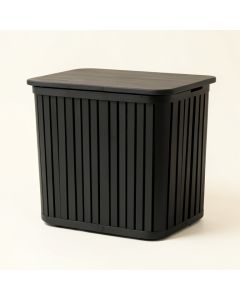 Lake Arc Laundry Hamper - Black (synthetic illustration; no displayed measurements)