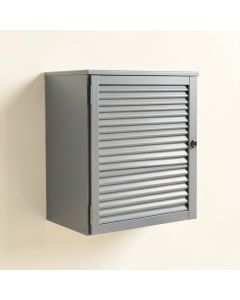Ash Bridge Wall-Mounted Entry Cabinet - Gray (synthetic illustration; no displayed measurements)