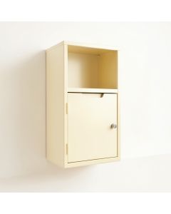 Cove Bend Wall-Mounted Entry Cabinet - Cream (synthetic illustration; no displayed measurements)