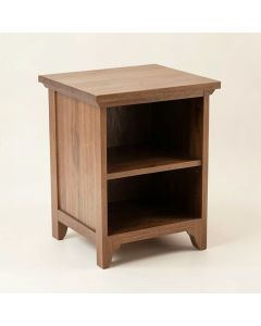 Emek End Table With Storage (synthetic illustration; no displayed measurements)